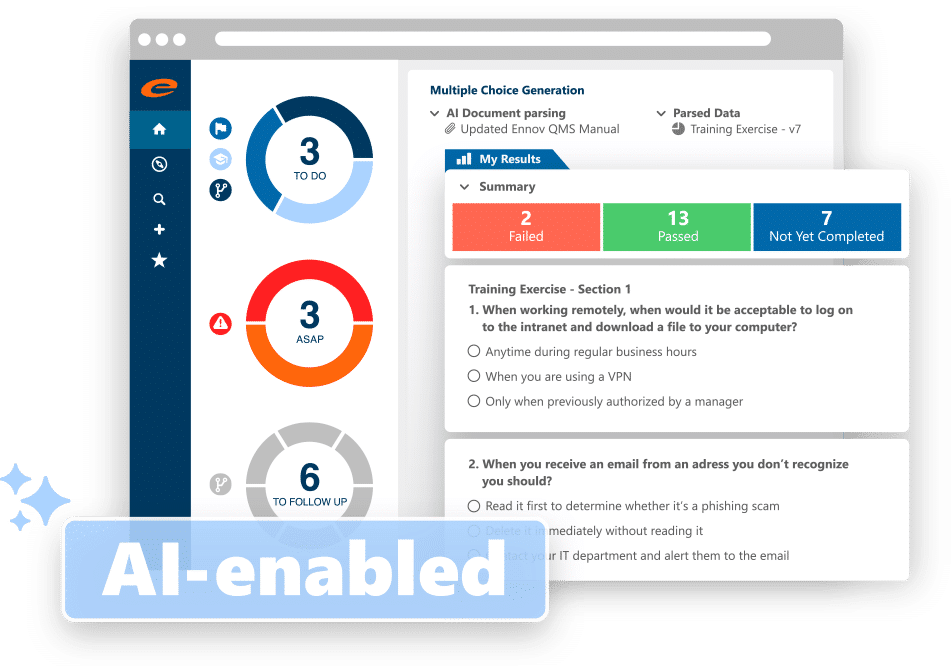 QMS AI 驅動品質管理介面